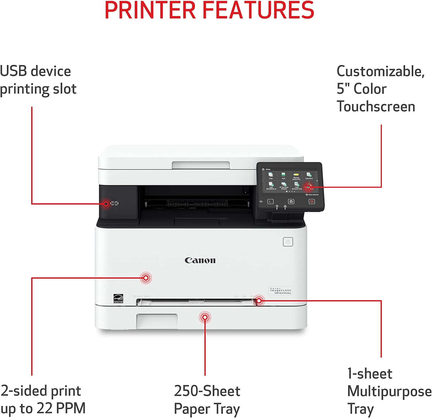 Canon Color imageCLASS MF653Cdw Image 1